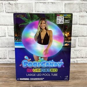 Poolcandy Jumbo LED Illuminated Multi-Color Pool Tube

Brand new in box!